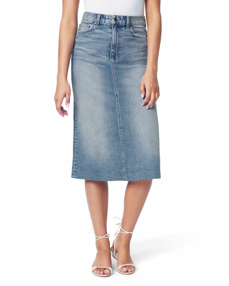 The A-Line Skirt with Cut Hem